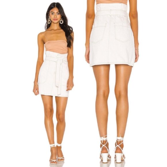 Free People Splendor In The Grass Skirt in Neutral 30383 - Picture 1 of 7